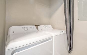Full-size washer & dryer